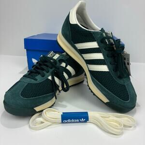Adidas SL 72 RS Retro Runner Sneakers Size 7 Green Cream